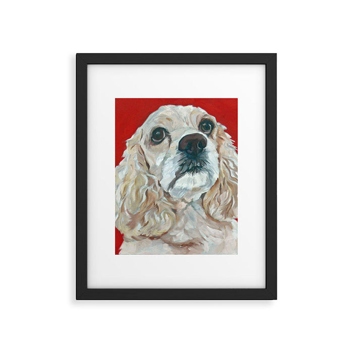 Cocker Spaniel Dog Painting Framed Art Print Gallery Image 1