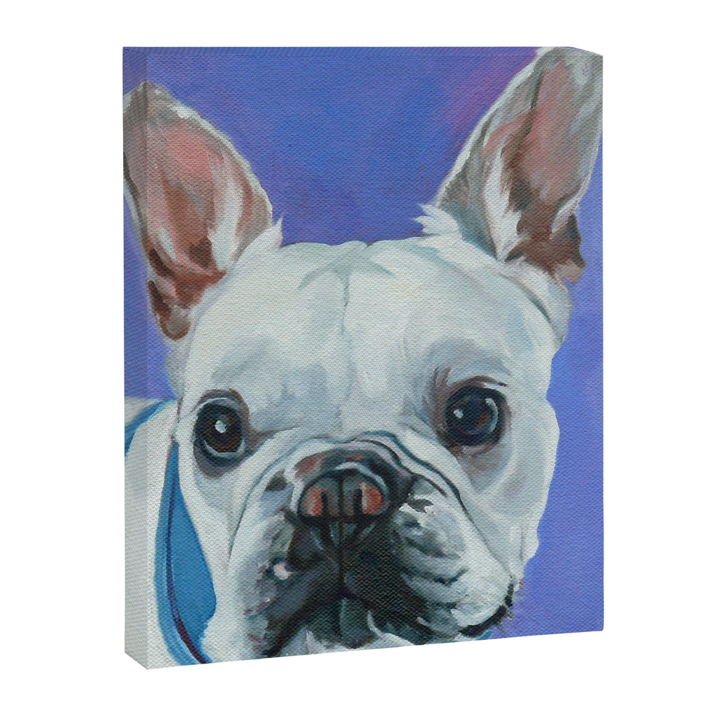 French Bulldog Oil Painting Portrait Canvas Print Gallery Image 8