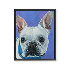 French Bulldog Oil Painting Portrait Framed Canvas Print Gallery Image 8