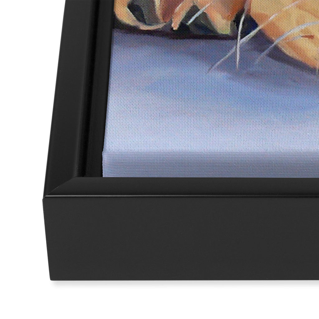 Golden Retriever Dog Portrait Framed Canvas Print Gallery Image 3