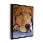 Golden Retriever Dog Portrait Framed Canvas Print Gallery Image 2