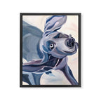 Great Dane Dog Shake Framed Canvas Print Gallery Image 6