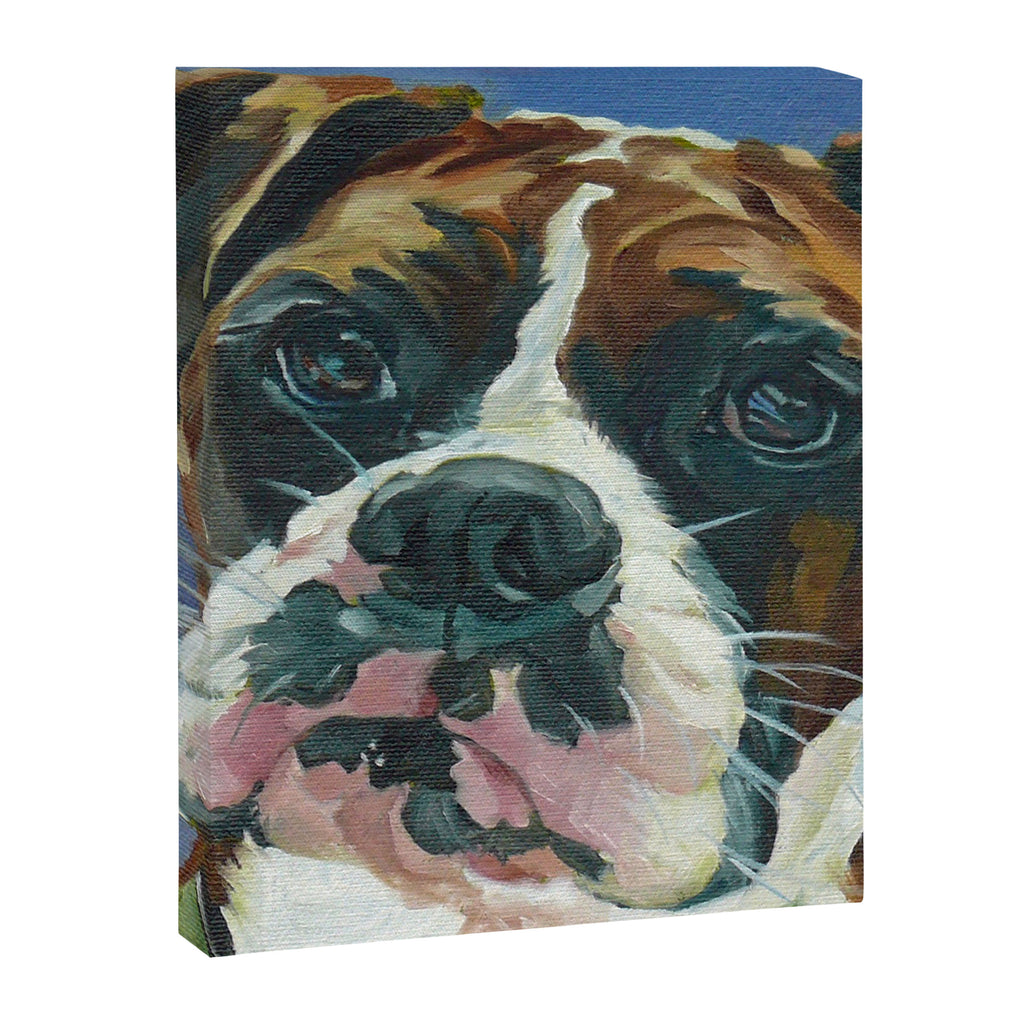 Khloe the Boxer Dog Fine Art Portrait Canvas Print Gallery Image 8