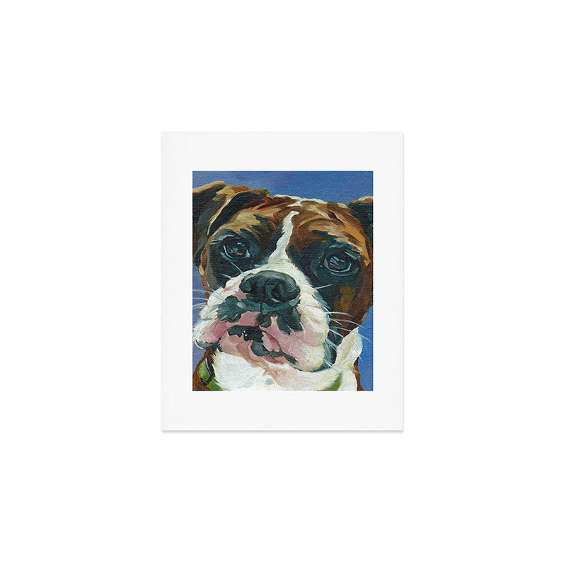 Khloe the Boxer Dog Fine Art Portrait Art Print Gallery Image 1