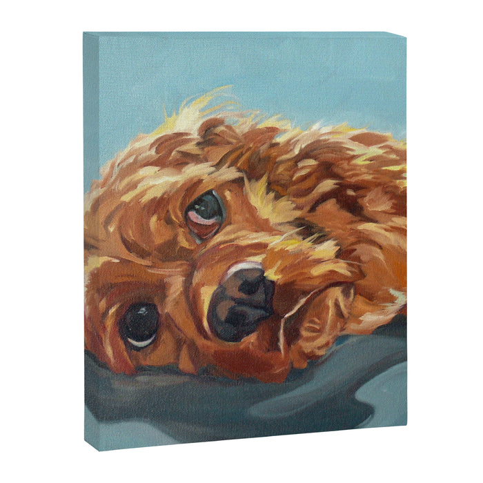 Newton the Lounging Cocker Spaniel Canvas Print Gallery Image 1
