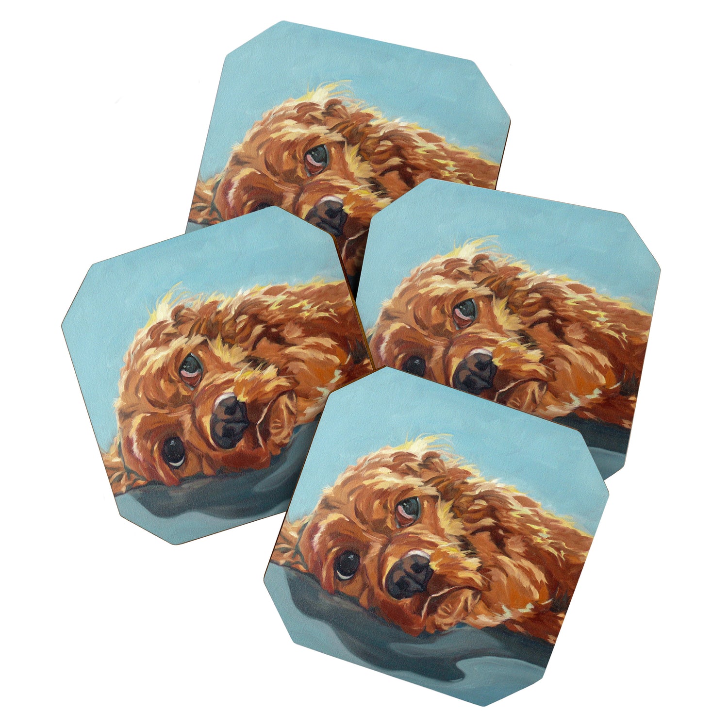Newton the Lounging Cocker Spaniel Coaster Gallery Image 1