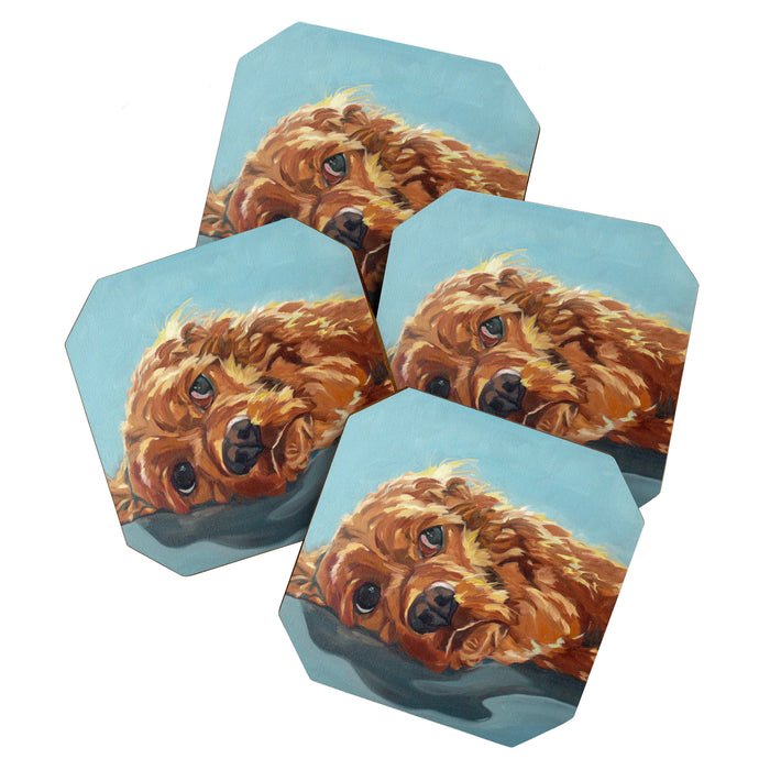Newton the Lounging Cocker Spaniel Coaster Gallery Image 1