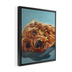 Newton the Lounging Cocker Spaniel Framed Canvas Print Gallery Image 2