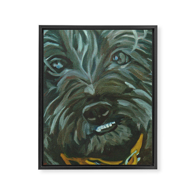 Otis the Wonder Dog Framed Canvas Print Gallery Image 8