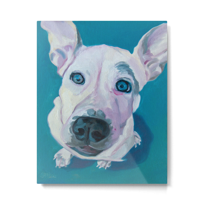 Patches o'Houlihan Dog Portrait Metal Print Gallery Image 1