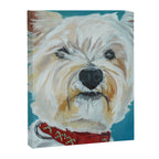 West Highland White Terrier Dog Portrait Canvas Print Gallery Image 8