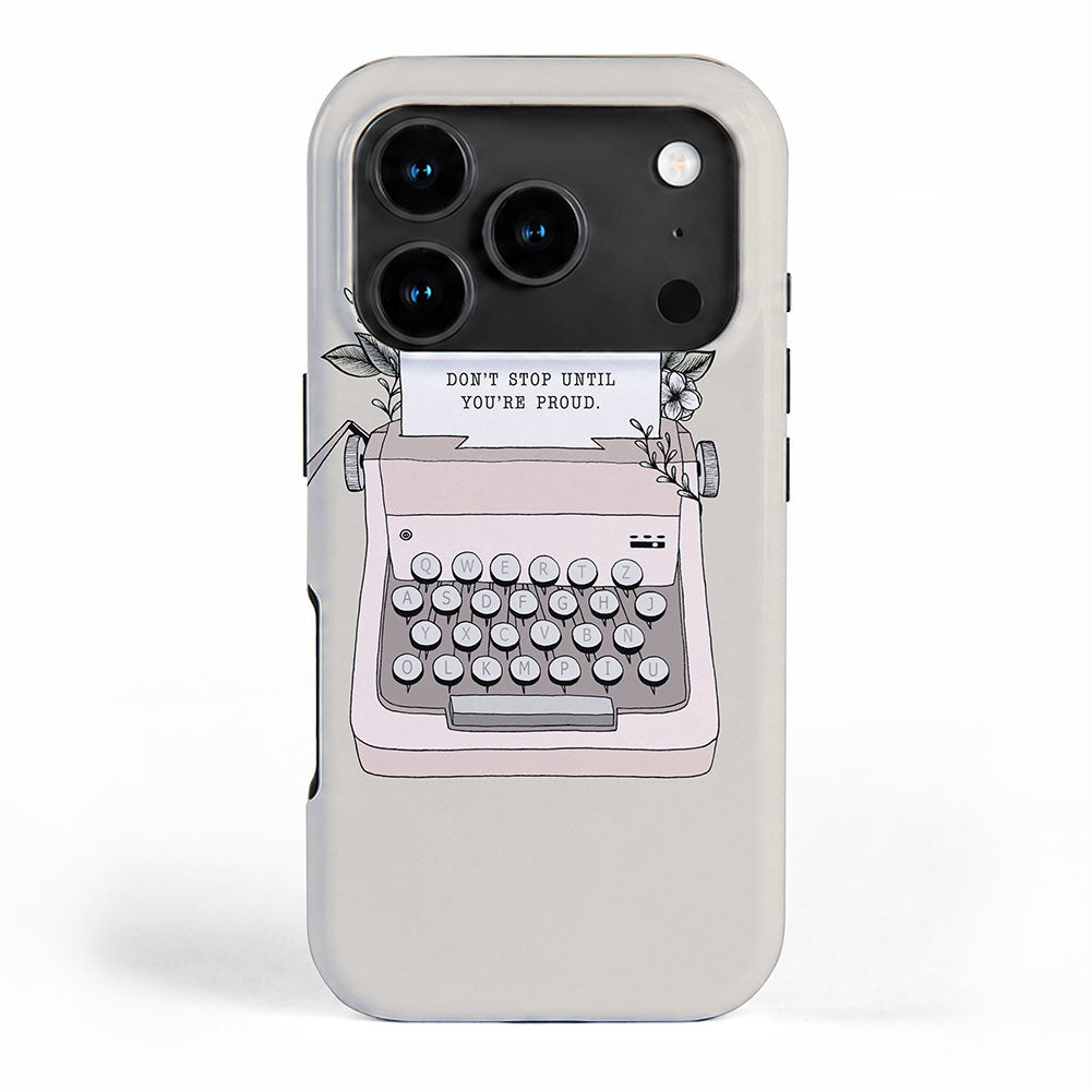 Don't Stop iPhone Case Gallery Image 1