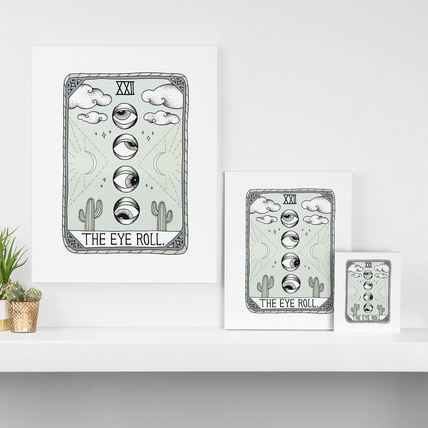 The Eye Roll Canvas Print Gallery Image 3