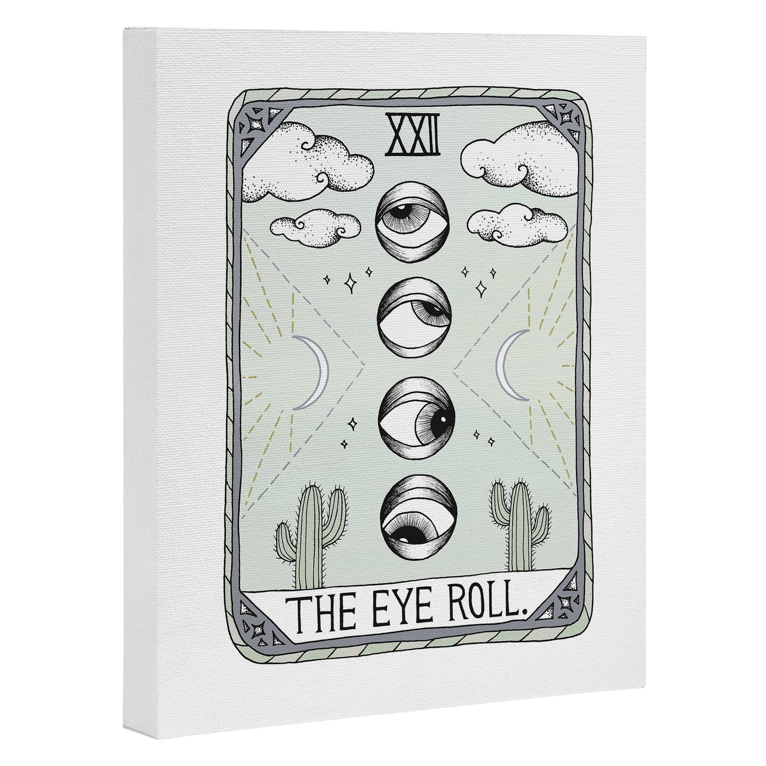 The Eye Roll Canvas Print Gallery Image 3