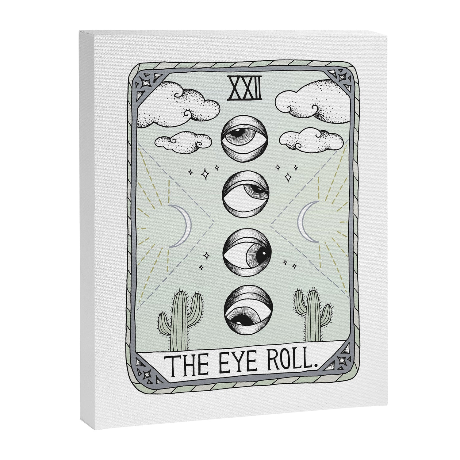 The Eye Roll Canvas Print Gallery Image 6