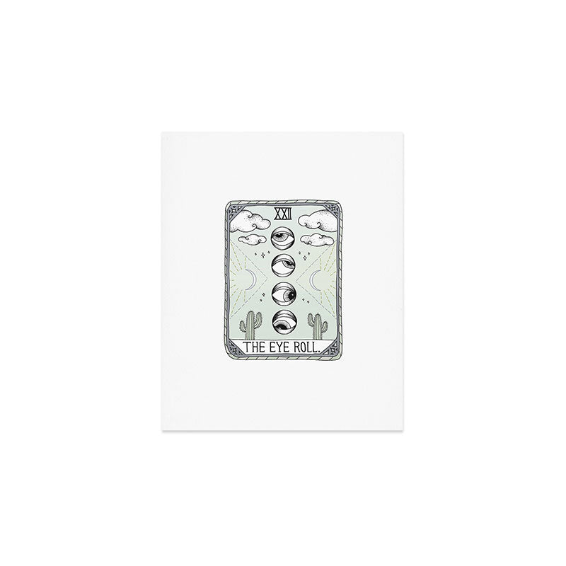 The Eye Roll Art Print Gallery Image 1