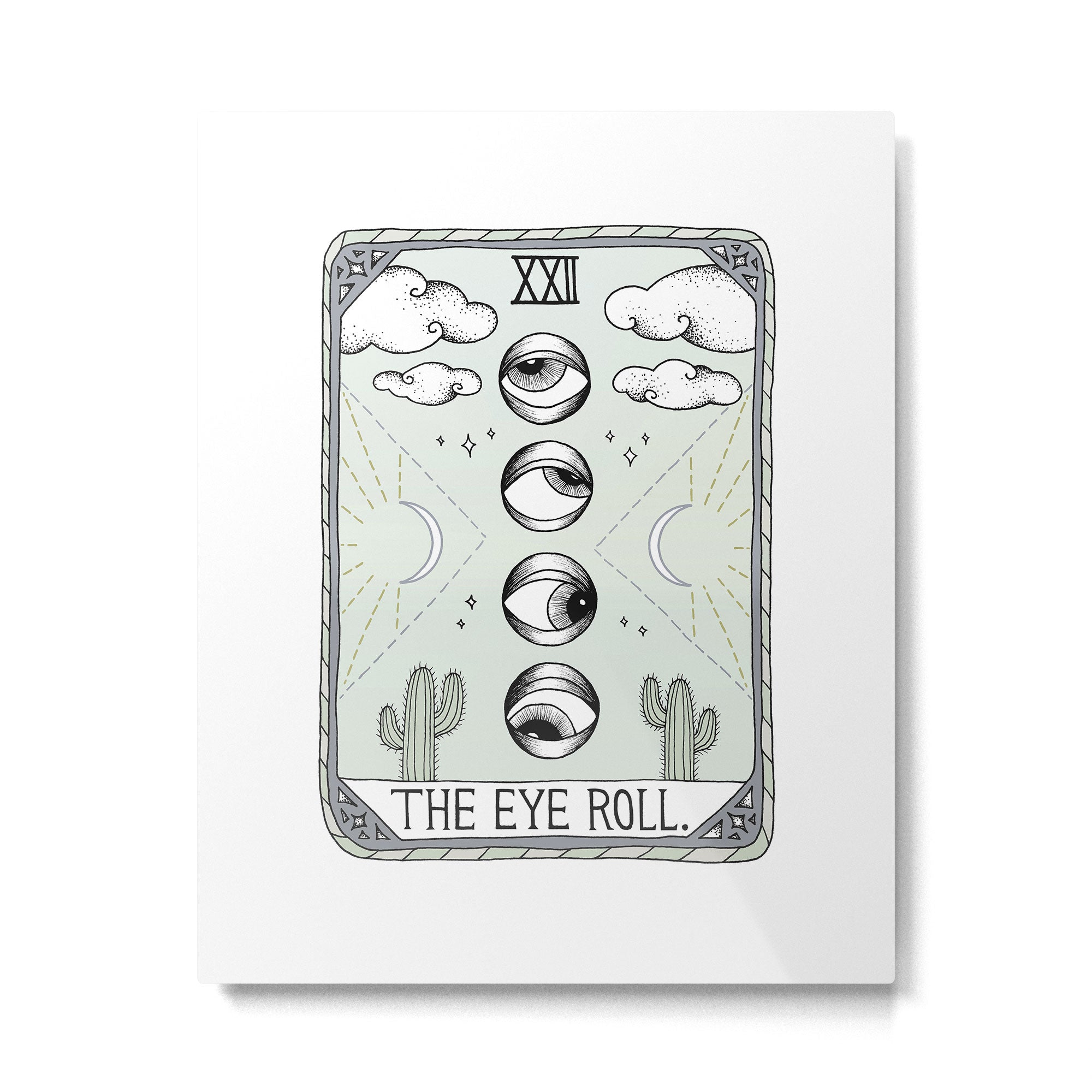 The Eye Roll Metal Print Gallery Image 4