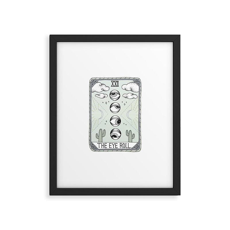 The Eye Roll Framed Art Print Gallery Image 4
