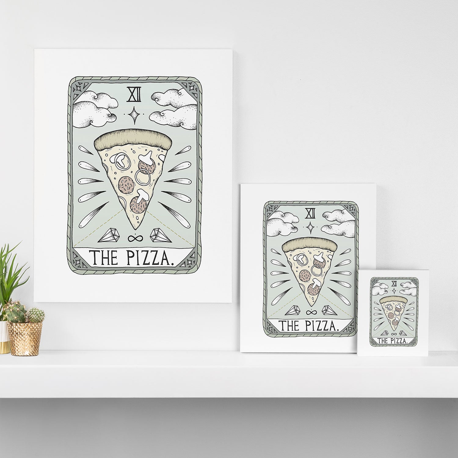 The Pizza Canvas Print Gallery Image 3