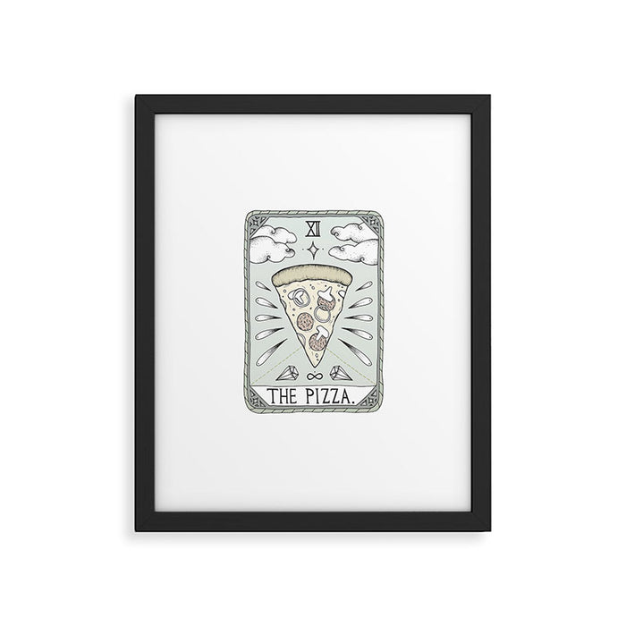 The Pizza Framed Art Print Gallery Image 1