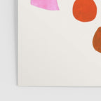 'Possibilities' Mid Century Modern Minimalist Paper Collage Rainbow Colors Poster Gallery Image 3
