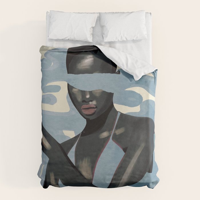 Girl Portrait 26 Duvet Cover Gallery Image 1