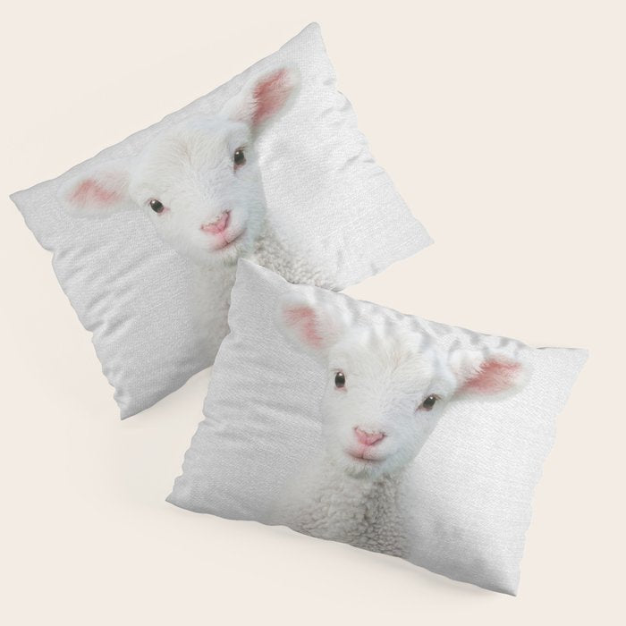 Lamb - Colorful Pillow Sham Gallery Image 3