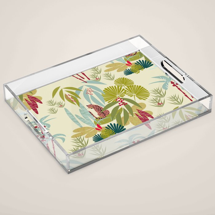 Savanna Leopard Acrylic Tray Gallery Image 1