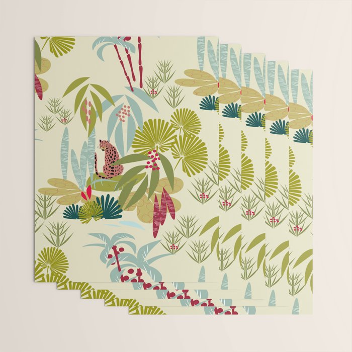 Savanna Leopard Wrapping Paper Gallery Image 3