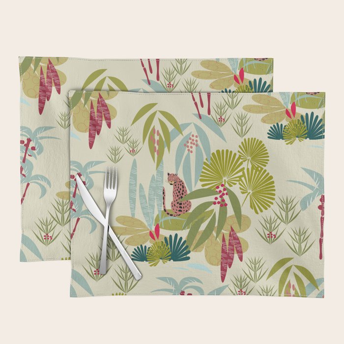 Savanna Leopard Placemat Gallery Image 1