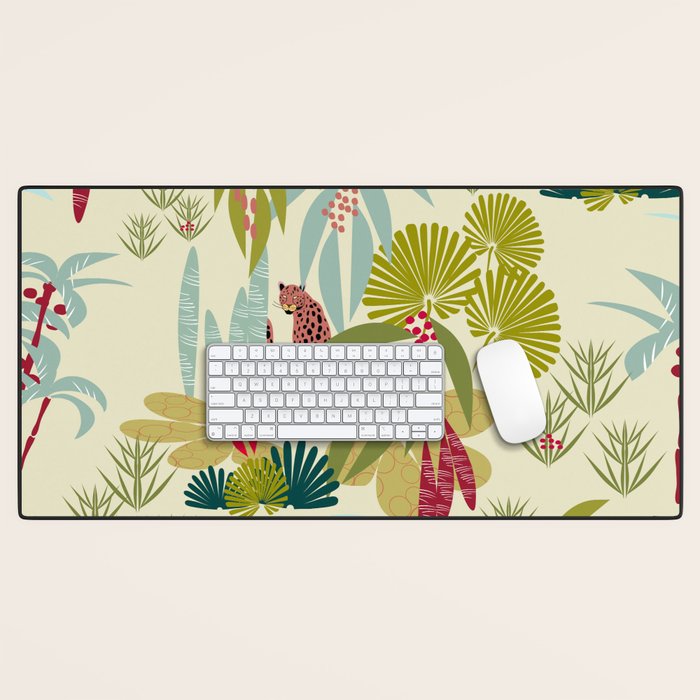 Savanna Leopard Desk Mat Gallery Image 1