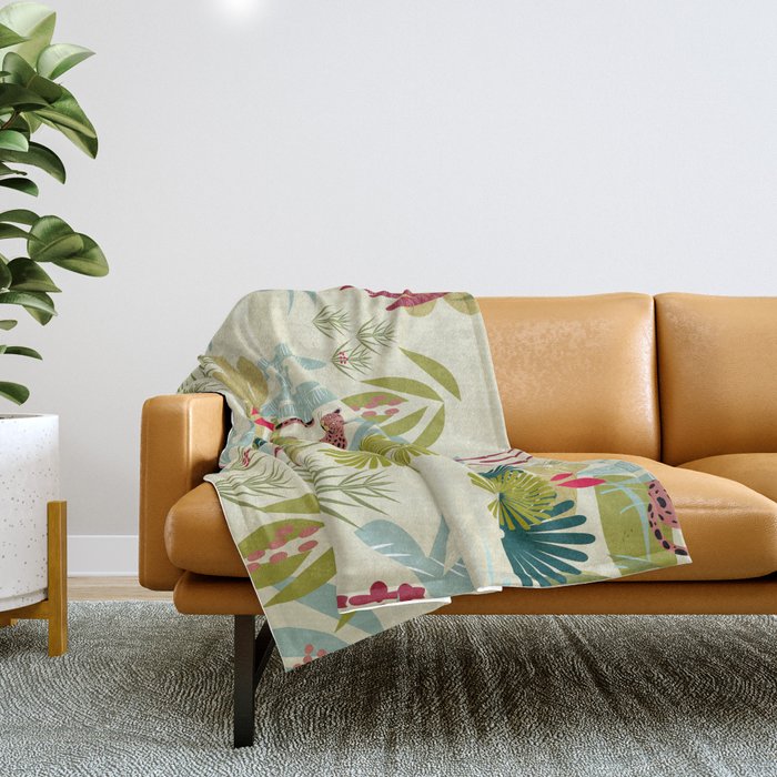 Savanna Leopard Throw Blanket Gallery Image 1