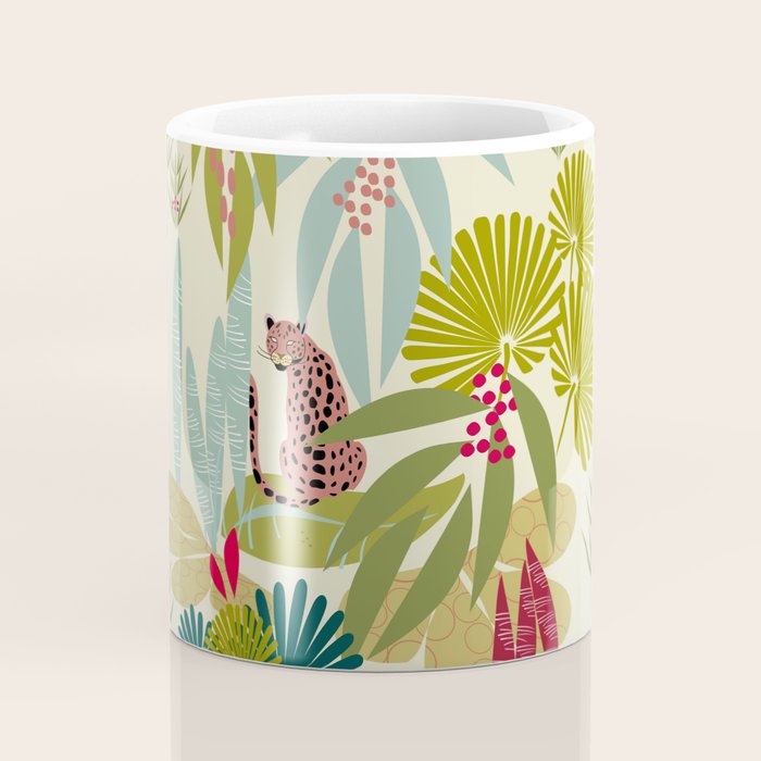 Savanna Leopard Coffee Mug Gallery Image 4