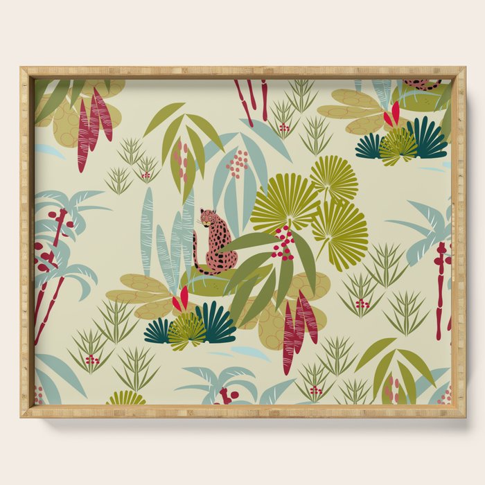 Savanna Leopard Serving Tray Gallery Image 1