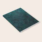 Teal Velvet Notebook Gallery Image 2