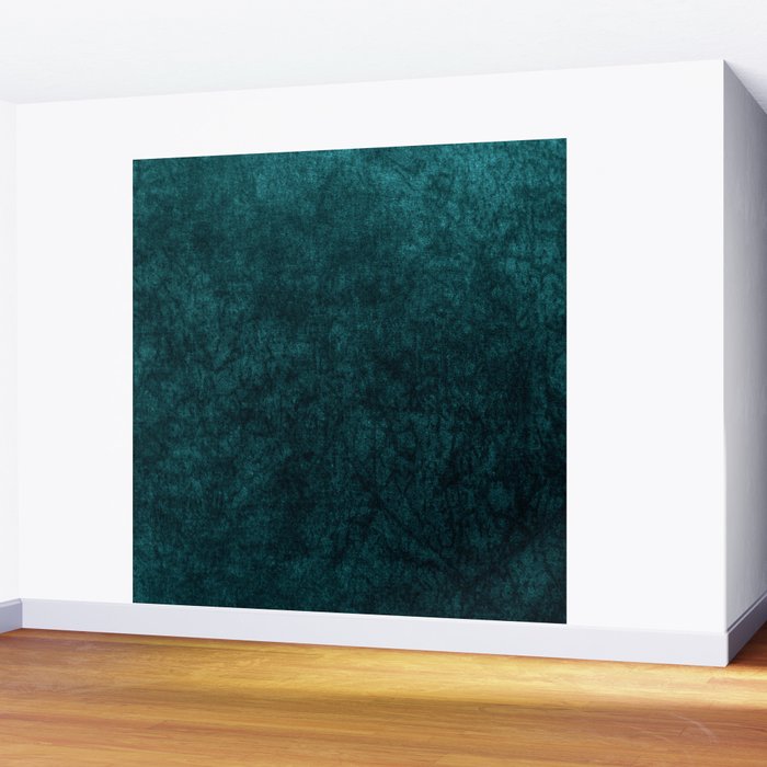 Teal Velvet Wall Mural Gallery Image 2