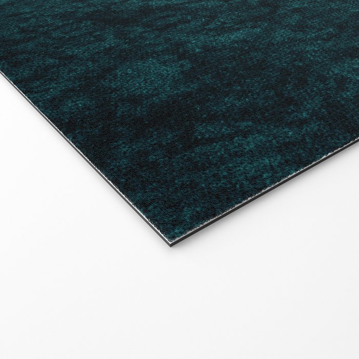 Teal Velvet Welcome Mat Gallery Image 2