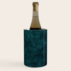 Teal Velvet Wine Chiller Gallery Image 2