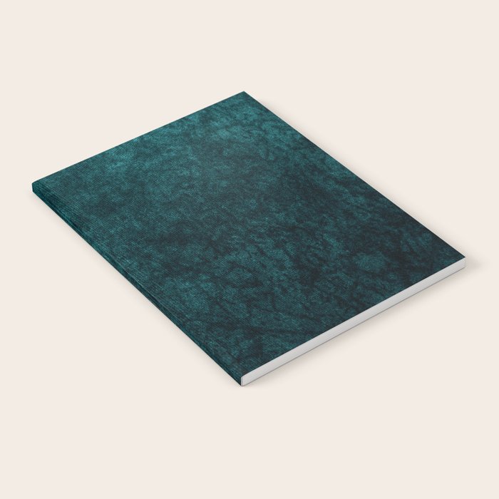 Teal Velvet Notebook Gallery Image 1