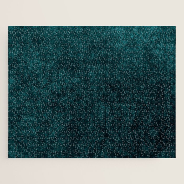 Teal Velvet Jigsaw Puzzle Gallery Image 1