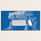 Robotic Toad Bufo Mechanicus Engineering Blueprint Desk Mat Gallery Image 1