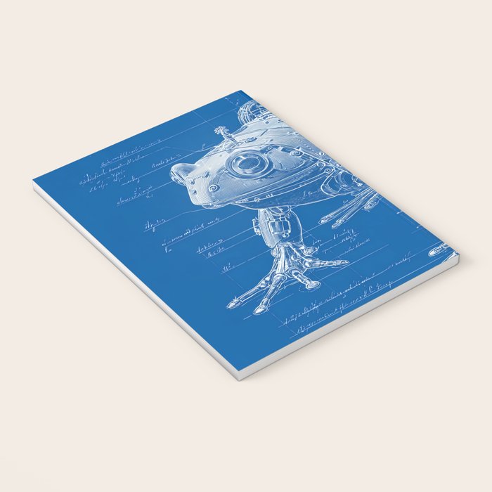 Robotic Toad Bufo Mechanicus Engineering Blueprint Notebook Gallery Image 3