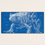 Robotic Toad Bufo Mechanicus Engineering Blueprint Desk Mat Gallery Image 3