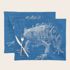Robotic Toad Bufo Mechanicus Engineering Blueprint Placemat Gallery Image 1