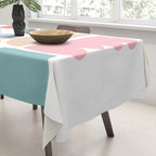 Playful Nature and Rainbow Collage Nº4 Tablecloth Gallery Image 3