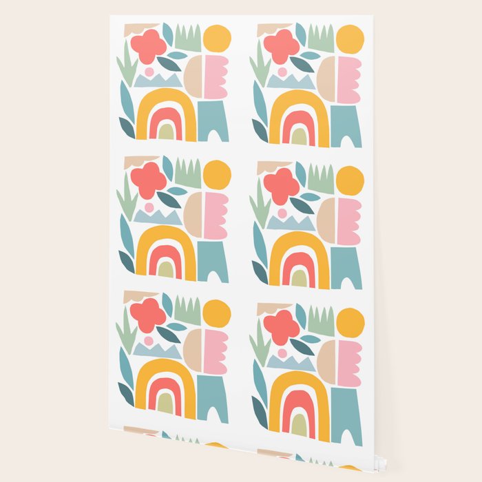Playful Nature and Rainbow Collage Nº4 Wallpaper Gallery Image 2