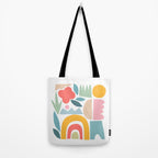 Playful Nature and Rainbow Collage Nº4 Tote Bag Gallery Image 2