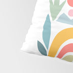 Playful Nature and Rainbow Collage Nº4 Pillow Sham Gallery Image 4