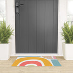 Playful Nature and Rainbow Collage Nº4 Welcome Mat Gallery Image 3