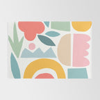 Playful Nature and Rainbow Collage Nº4 Rug Gallery Image 2